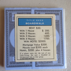 Boardwalk Monopoly Coaster