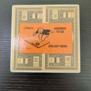 Advance Collect $200 Chance Monopoly Coaster
