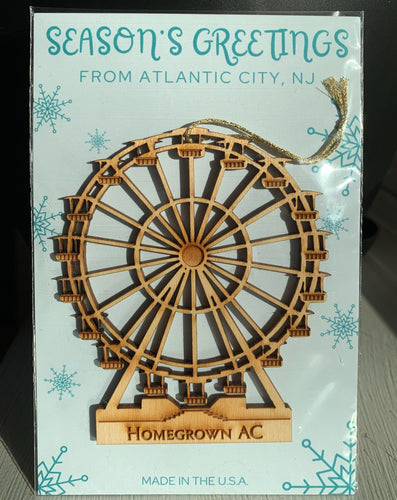 HGAC Ferris Wheel Christmas Ornament