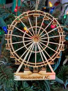 HGAC Ferris Wheel Christmas Ornament